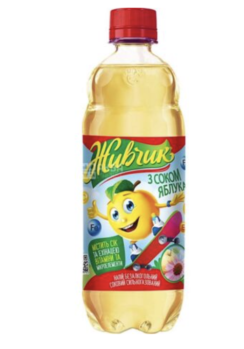 Напій газ. Живчик Яблуко 0.5 л ПЕТ